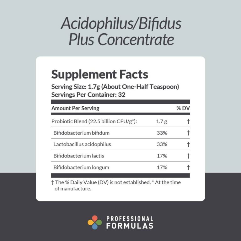SAB4 - Acidophilus-Bifidus Plus Concentrate - E - GREEN (EDIT)
